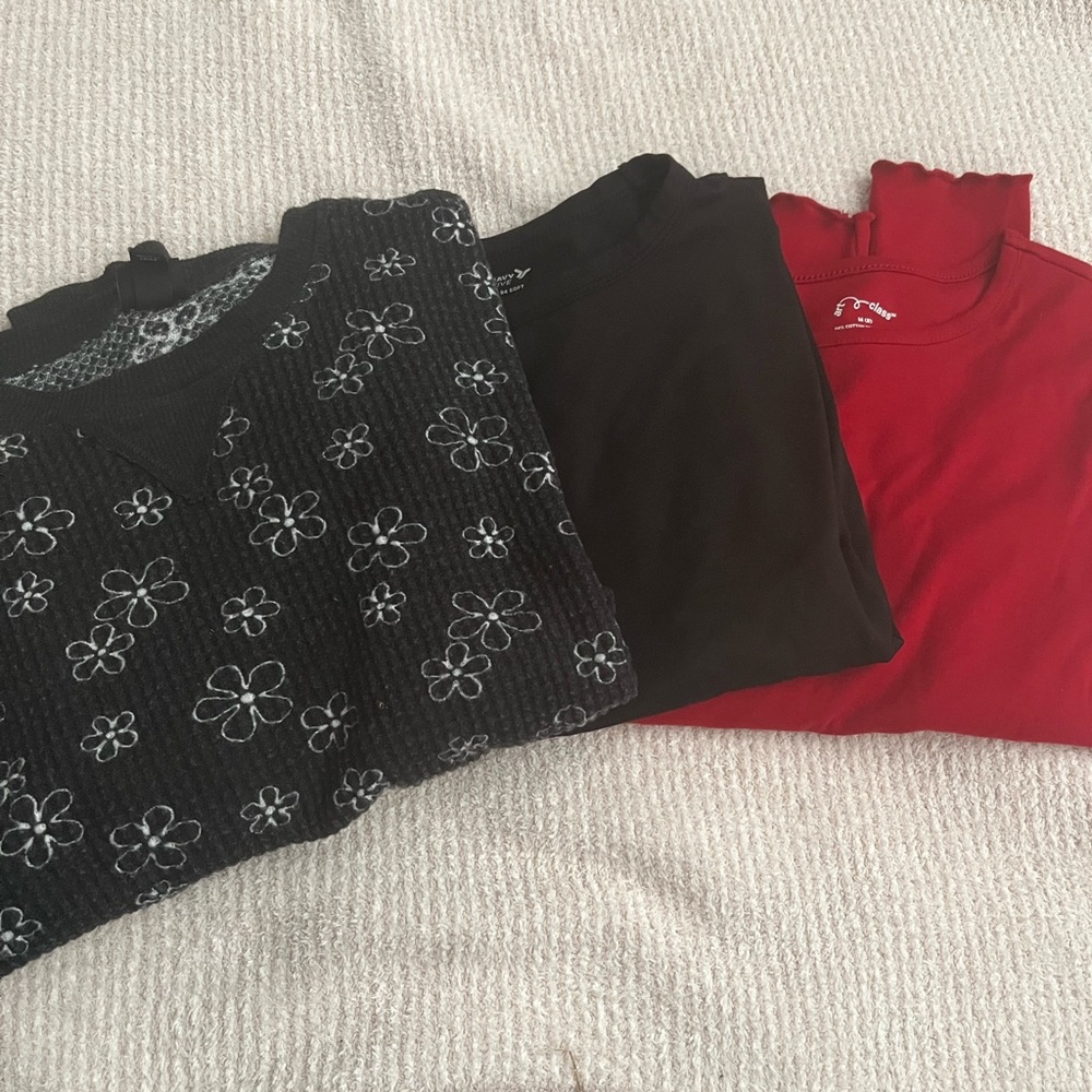 3 long sleeve shirt bundle